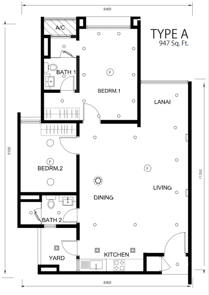 マレーシア・クアラルンプール・不動産賃貸のtomorrow、クアラルンプールの物件賃貸 ヴェロシティ・レジデンス 3 間取りtype a 物件写真を提供