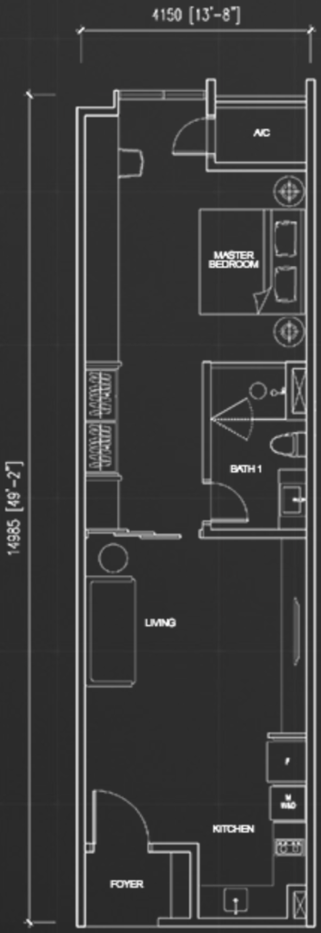 マレーシア・クアラルンプール・不動産売買のtomorrow、クアラルンプールの物件売買 ホライゾンレジデンス 間取りtype a2 物件写真を提供