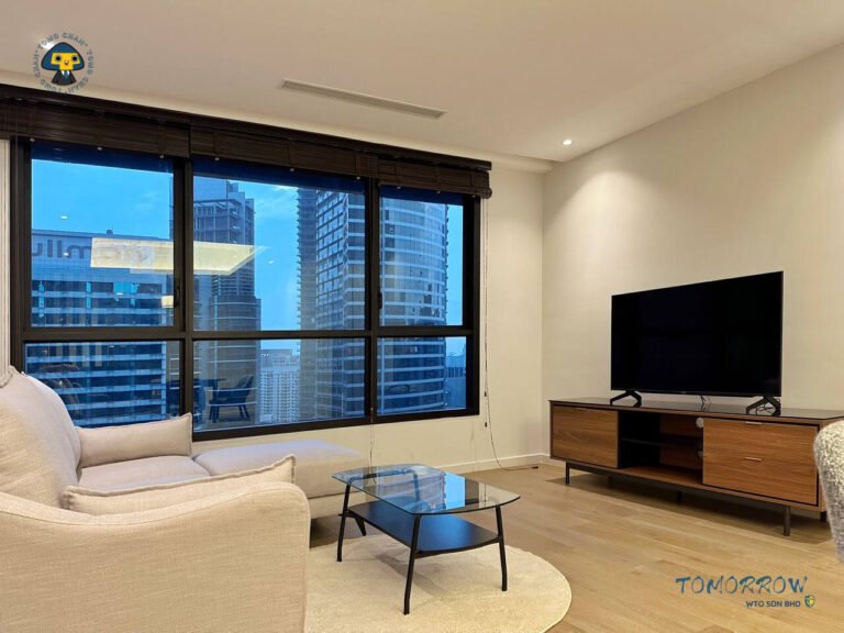 マレーシア・クアラルンプール・不動産賃貸のtomorrow、クアラルンプールの物件賃貸 ザ•ルマレジデンス リビングルーム 物件写真を提供