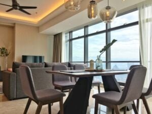 AWH renovation portfolio of The Ritz Carlton Residence dining area view