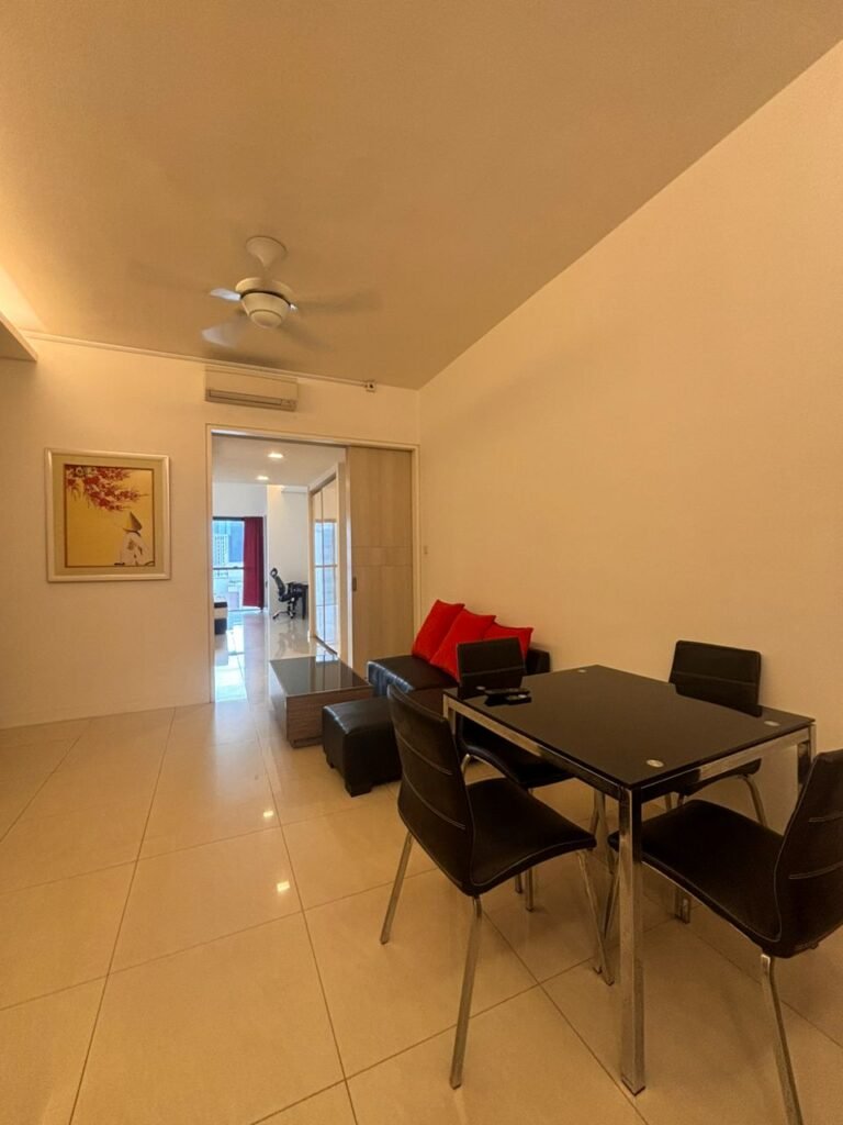 Horizon Residences type A1 unit dining area view