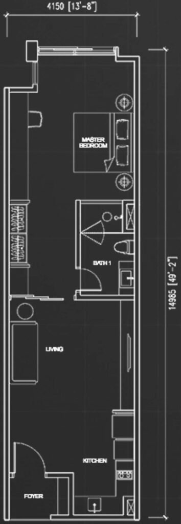 マレーシア・クアラルンプール・不動産売買のtomorrow、クアラルンプールの物件売買 ホライゾンレジデンス 間取りtype a1 物件写真を提供