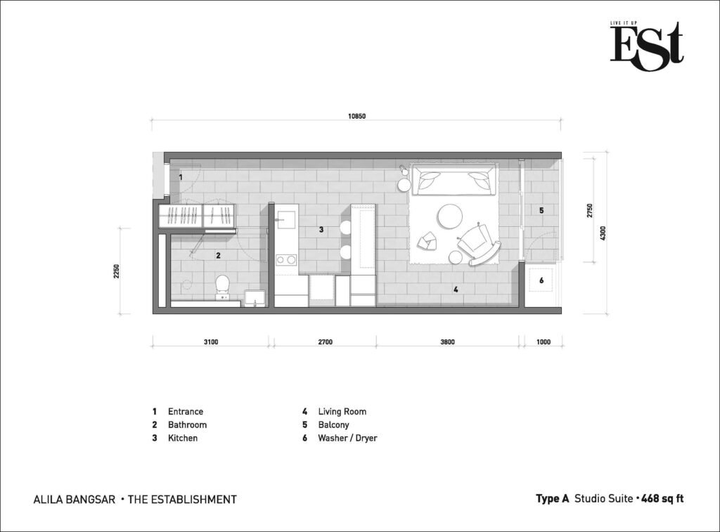 EST バンサー 間取りtype a 写真