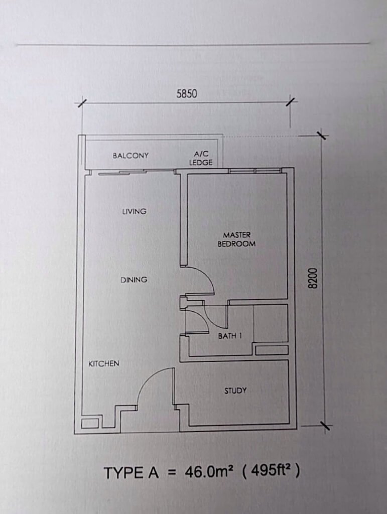 ローレル・レジデンス 間取りtype a 写真