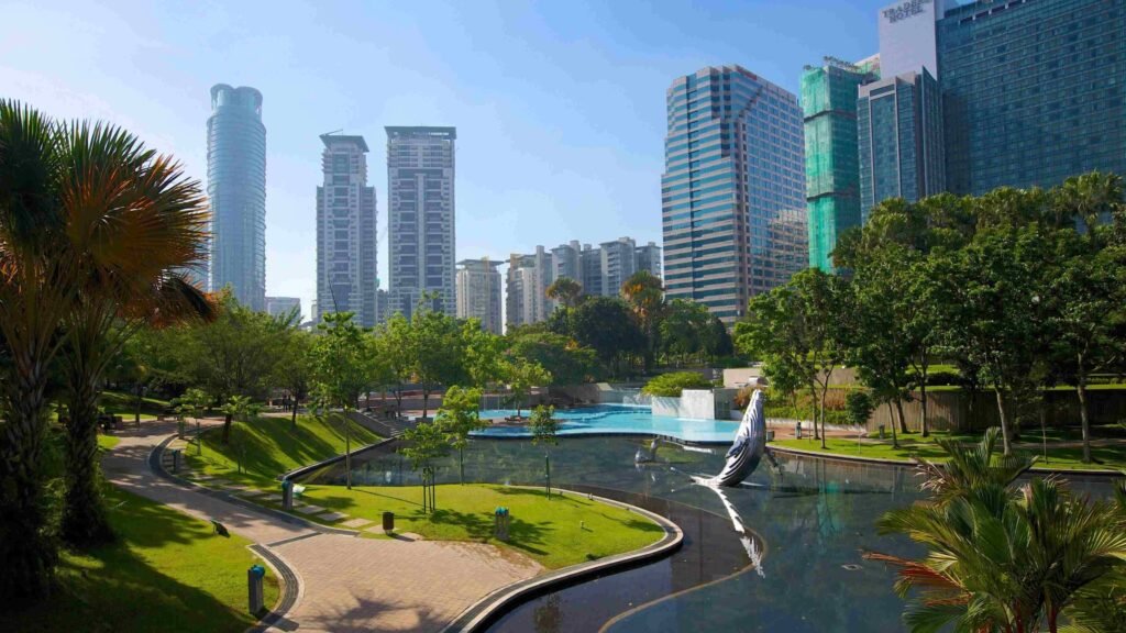 マレーシア・クアラルンプール・不動産管理のtomorrow、観光地名 KLCCの実景写真を提供